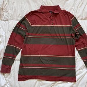 junction West Striped long sleeve rugby shirt sz XXL preppy grunge sporty